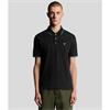 LYLE&SCOTT TIPPED POLO SHIRT - BLACK