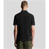 LYLE&SCOTT TIPPED POLO SHIRT - BLACK