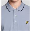 LYLE&SCOTT TIPPED POLO SHIRT - BLUE