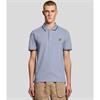 LYLE&SCOTT TIPPED POLO SHIRT - BLUE