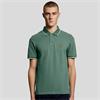 LYLE&SCOTT TIPPED POLO SHIRT - GREEN