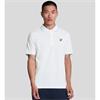 LYLE&SCOTT TIPPED POLO SHIRT - WHITE