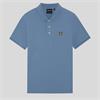 LYLE&SCOTT COTTON POLO SHIRT - BLUE