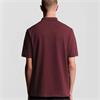 LYLE&SCOTT COTTON POLO SHIRT - BURGUNDY