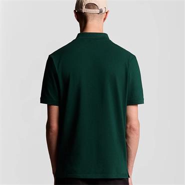 LYLE&SCOTT COTTON POLO SHIRT - GREEN