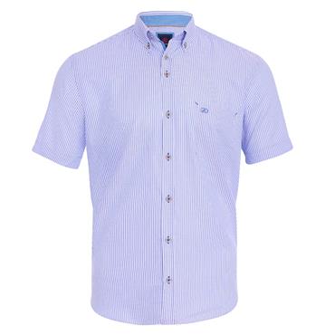 ANDRE BOYNE SHORT SLEEVE SHIRT - BLUE