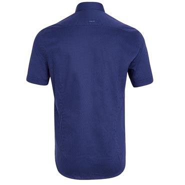 ANDRE DARGLE SHORT SLEEVE SHIRT - NAVY