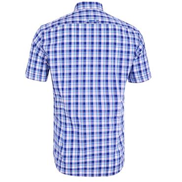 ANDRE LAGAN SHORT SLEEVE SHIRT - BLUE