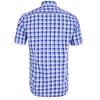 ANDRE LAGAN SHORT SLEEVE SHIRT - BLUE