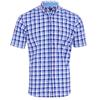 ANDRE LAGAN SHORT SLEEVE SHIRT - BLUE