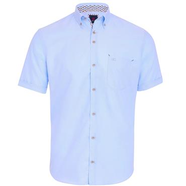 ANDRE SHANNON SHORT SLEEVE SHIRT - BLUE