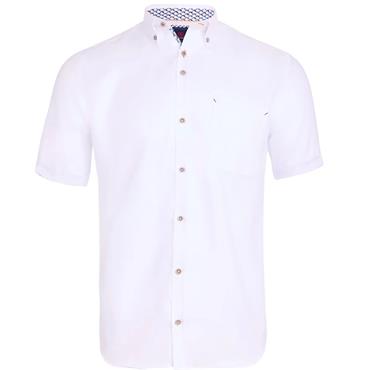 ANDRE SHANNON SHORT SLEEVE SHIRT - WHITE