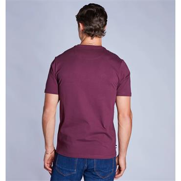DIESEL DUNCAN T-SHIRT - BURGUNDY