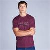 DIESEL DUNCAN T-SHIRT - BURGUNDY