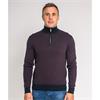 XV KINGS TAKAPUNA 1/4 ZIP JUMPER - BURGUNDY