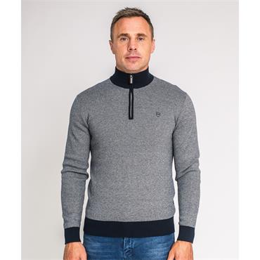 XV KINGS TAKAPUNA 1/4 ZIP JUMPER - NAVY