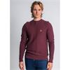 XV KINGS TARBES ROUNDNECK JUMPER - BURGUNDY