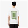 LACOSTE PRINTED JERSEY T-SHIRT - WHITE