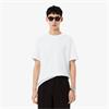LACOSTE PRINTED JERSEY T-SHIRT - WHITE