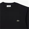 LACOSTE COTTON T-SHIRT - BLACK
