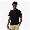 LACOSTE COTTON T-SHIRT - BLACK