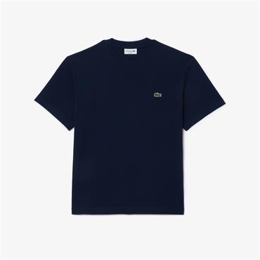 LACOSTE COTTON T-SHIRT - NAVY