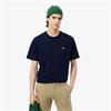 LACOSTE COTTON T-SHIRT - NAVY