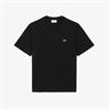 LACOSTE COTTON T-SHIRT - BLACK