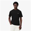 LACOSTE COTTON T-SHIRT - BLACK