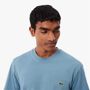 LACOSTE COTTON T-SHIRT - BLUE