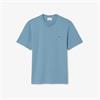 LACOSTE COTTON T-SHIRT - BLUE
