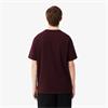 LACOSTE COTTON T-SHIRT - BURGUNDY