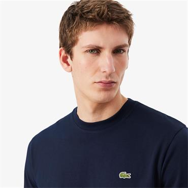 LACOSTE COTTON T-SHIRT - NAVY