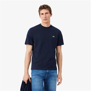 LACOSTE COTTON T-SHIRT - NAVY