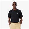 LACOSTE COTTON T-SHIRT - BLACK