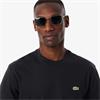 LACOSTE COTTON T-SHIRT - BLACK