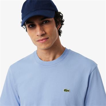LACOSTE COTTON T-SHIRT - BLUE