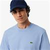 LACOSTE COTTON T-SHIRT - BLUE