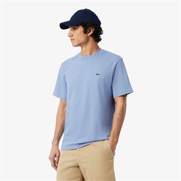 LACOSTE COTTON T-SHIRT - BLUE