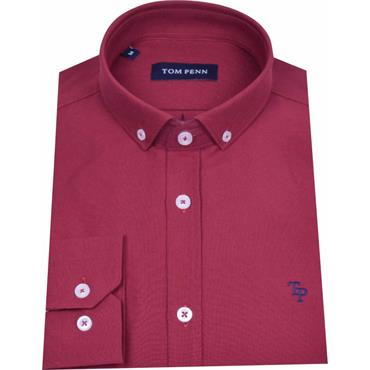 TOM PENN OXFORD SHIRT - RED