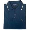 TOM PENN KNITTED POLO SHIRT - NAVY