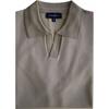 TOM PENN V-NECK POLO SHIRT - BEIGE
