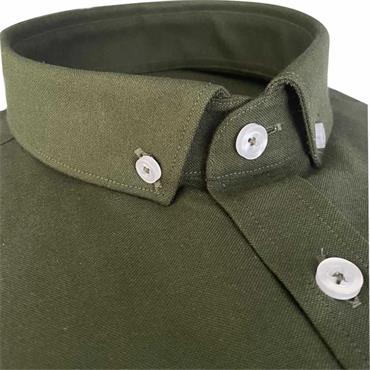 TOM PENN OXFORD SHIRT - GREEN