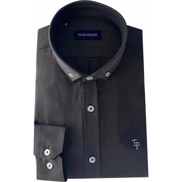 TOM PENN OXFORD SHIRT - GREY