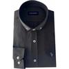TOM PENN OXFORD SHIRT - GREY