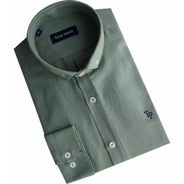 TOM PENN OXFORD SHIRT - GREEN