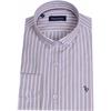 TOM PENN STRIPE OXFORD SHIRT - TAN