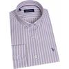 TOM PENN STRIPE OXFORD SHIRT - TAN