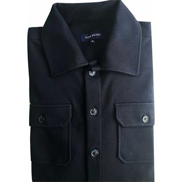 TOM PENN OVERSHIRT - NAVY
