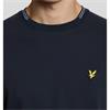LYLE&SCOTT FINE TIPPED T-SHIRT - NAVY